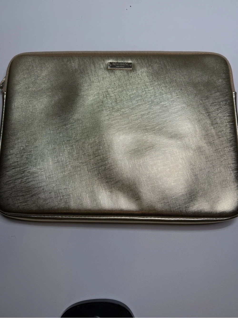 kate spade Metallic Gold Laptop Sleeve